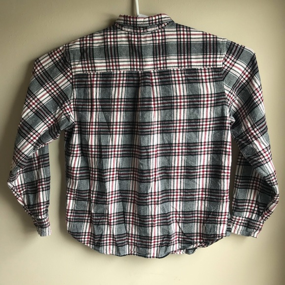 Woolrich Flannel Shirt Large Front Pocket 100% Cot - Picture 5 of 8